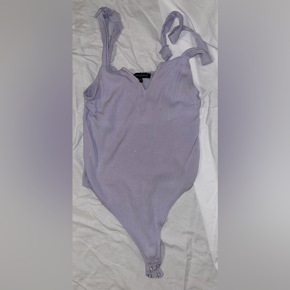 Small Kendall and Kylie lavender bodysuit